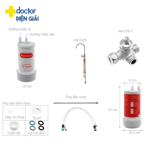 Máy lọc nước tại vòi Mitsubishi Cleansui EU101